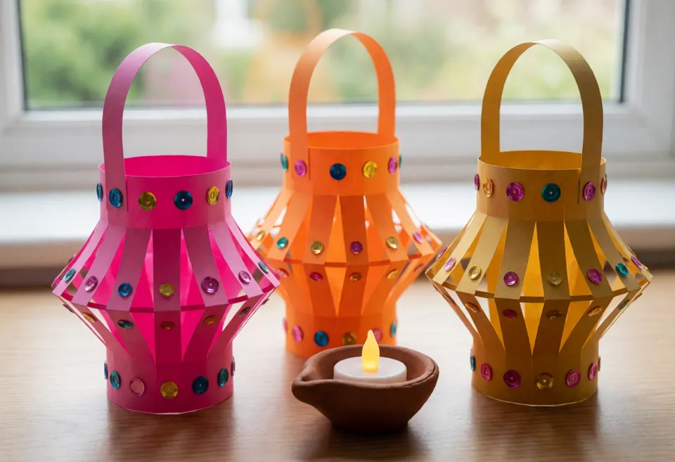 Example photo of a craft activity from the library