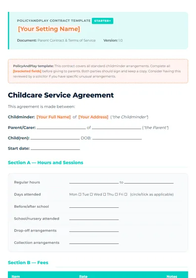 Parent contract, not checked yet